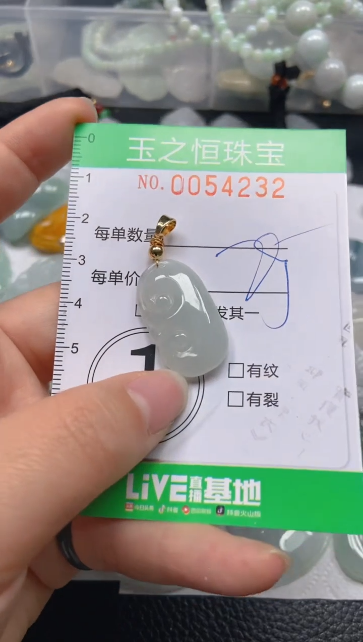 【闪购商品】翡翠未镶嵌颈饰闪购0054232