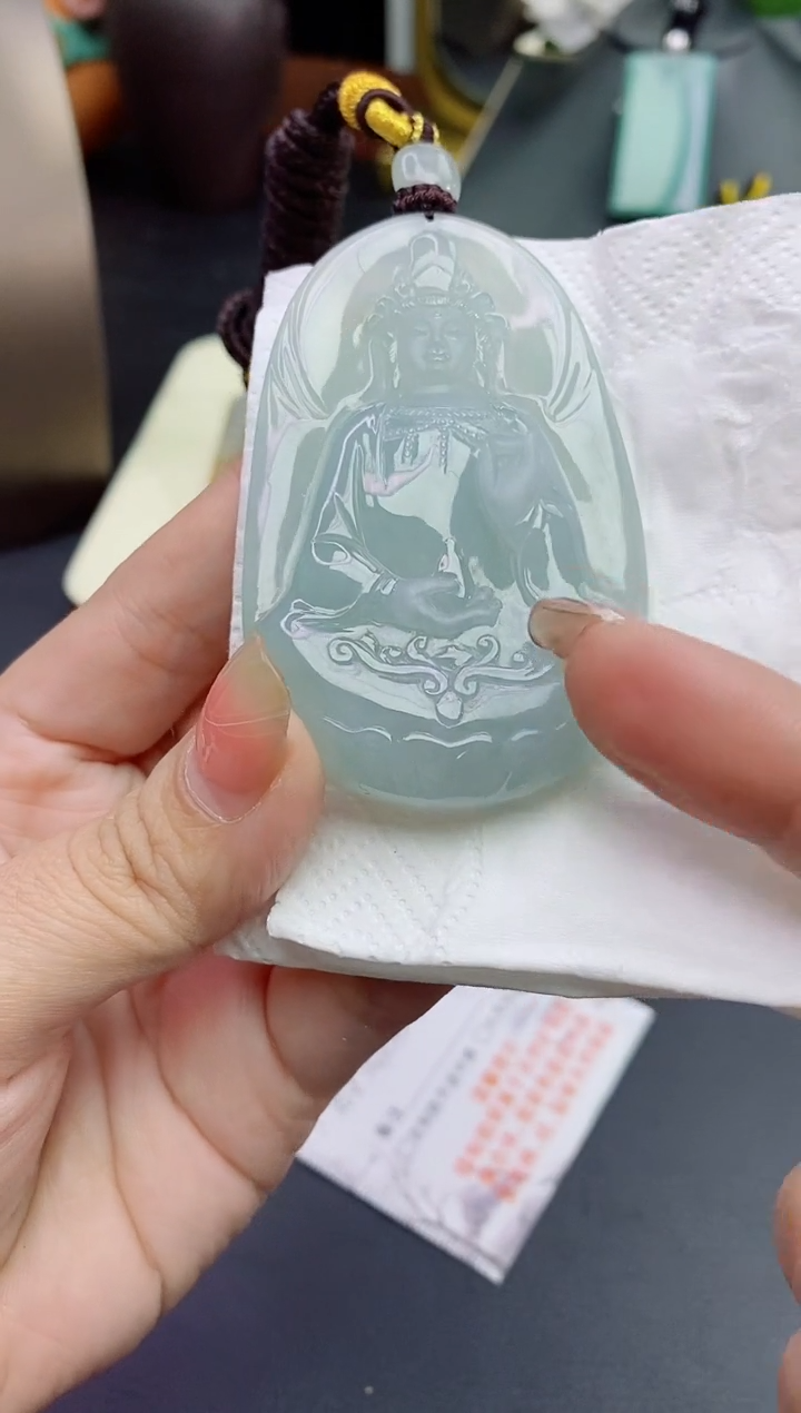 颈饰未镶嵌翡翠缅甸天然翡翠