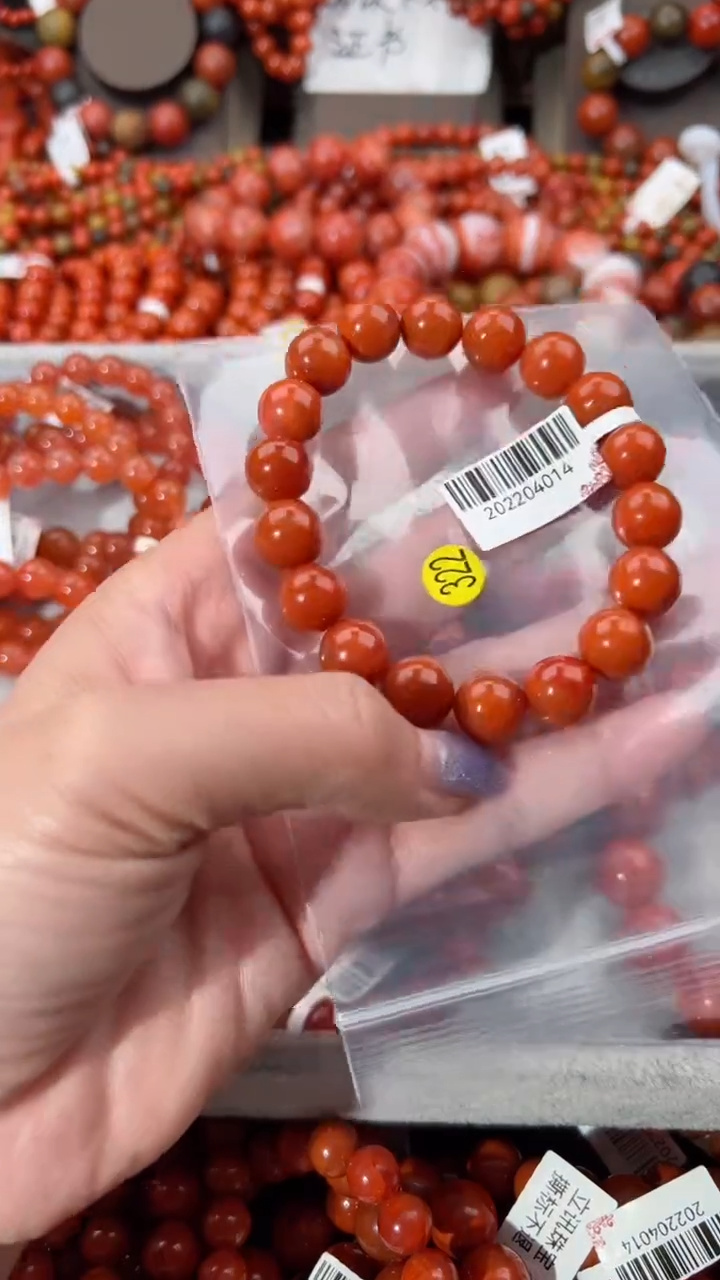 【闪购商品】南红玛瑙手串未镶嵌11