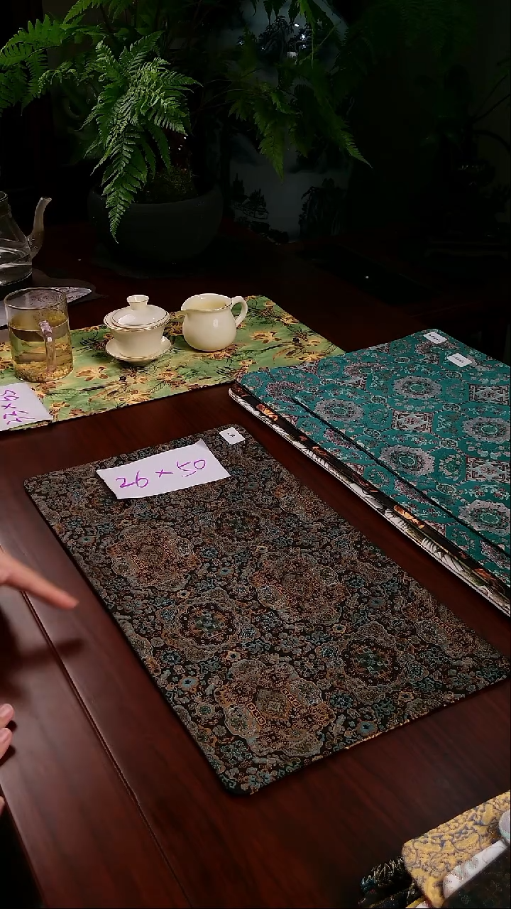 【云锦双面】中国风干泡织锦茶席26*50