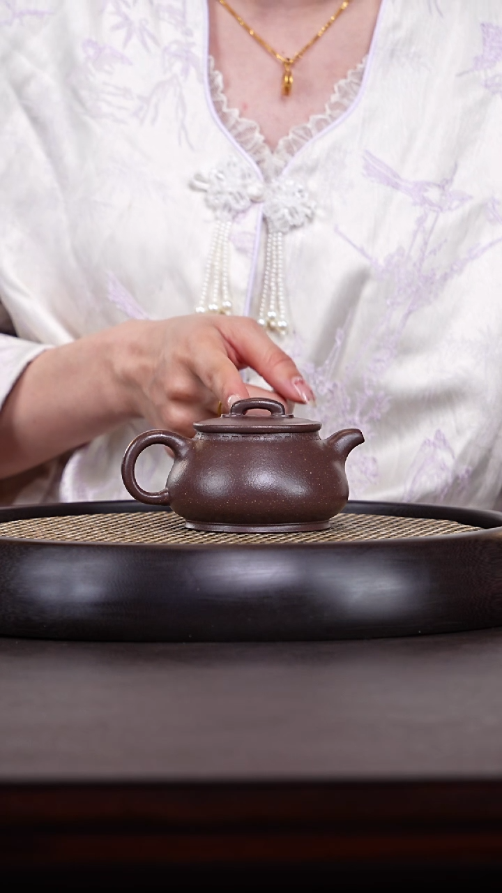 【闪购商品】紫砂茶壶十竹斋16-30 紫玉金砂石瓢