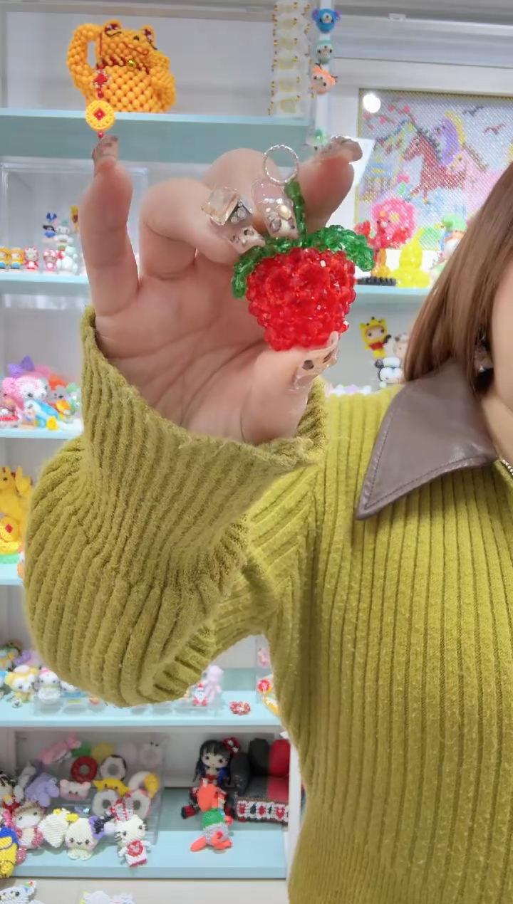 玻璃24001卡4 水晶 苹果 材料包1套