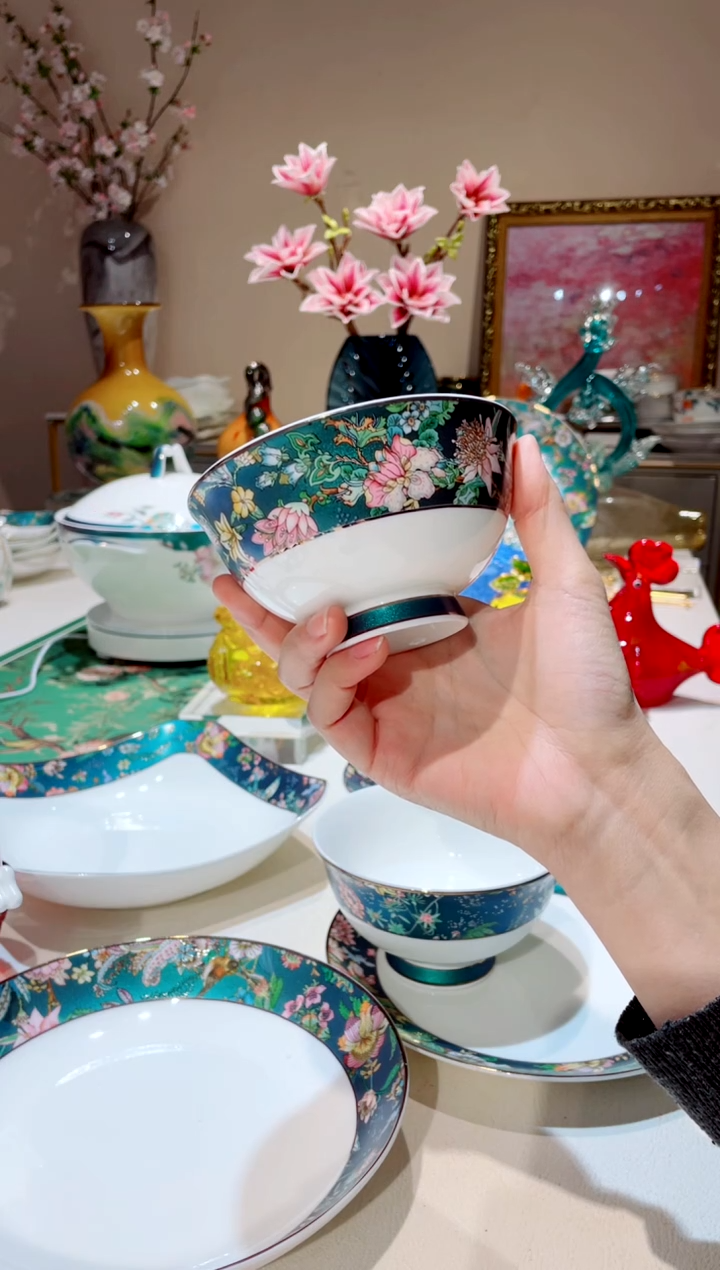 【闪购商品】琉璃手工艺品绿野仙踪  4.5寸碗10只