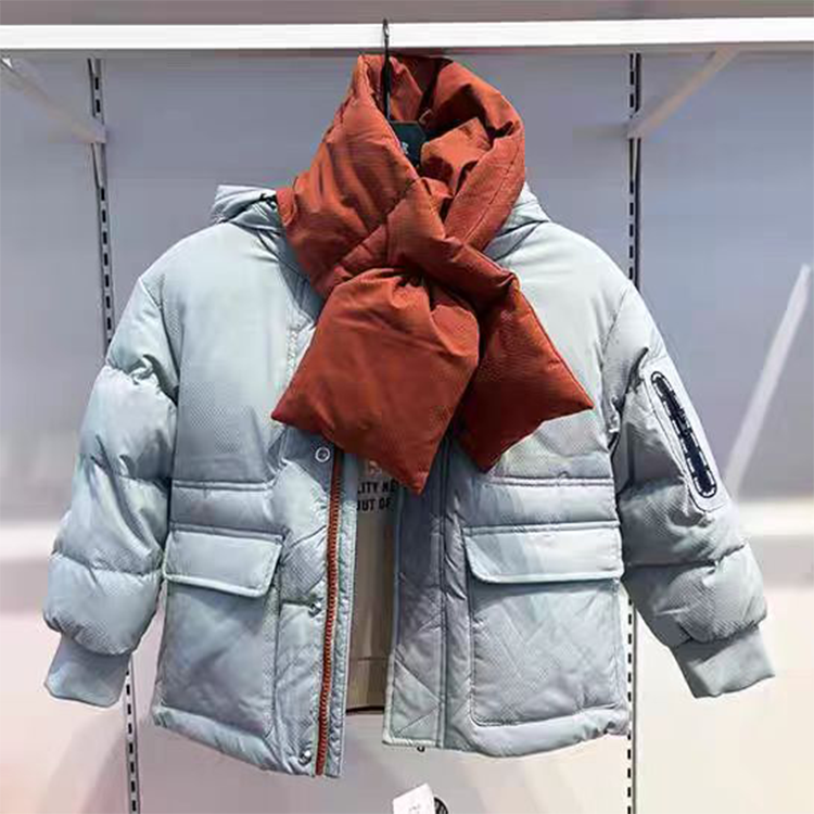 Levi's李维斯儿童装百搭舒适休闲外套加围脖保暖羽绒服 LV2442178