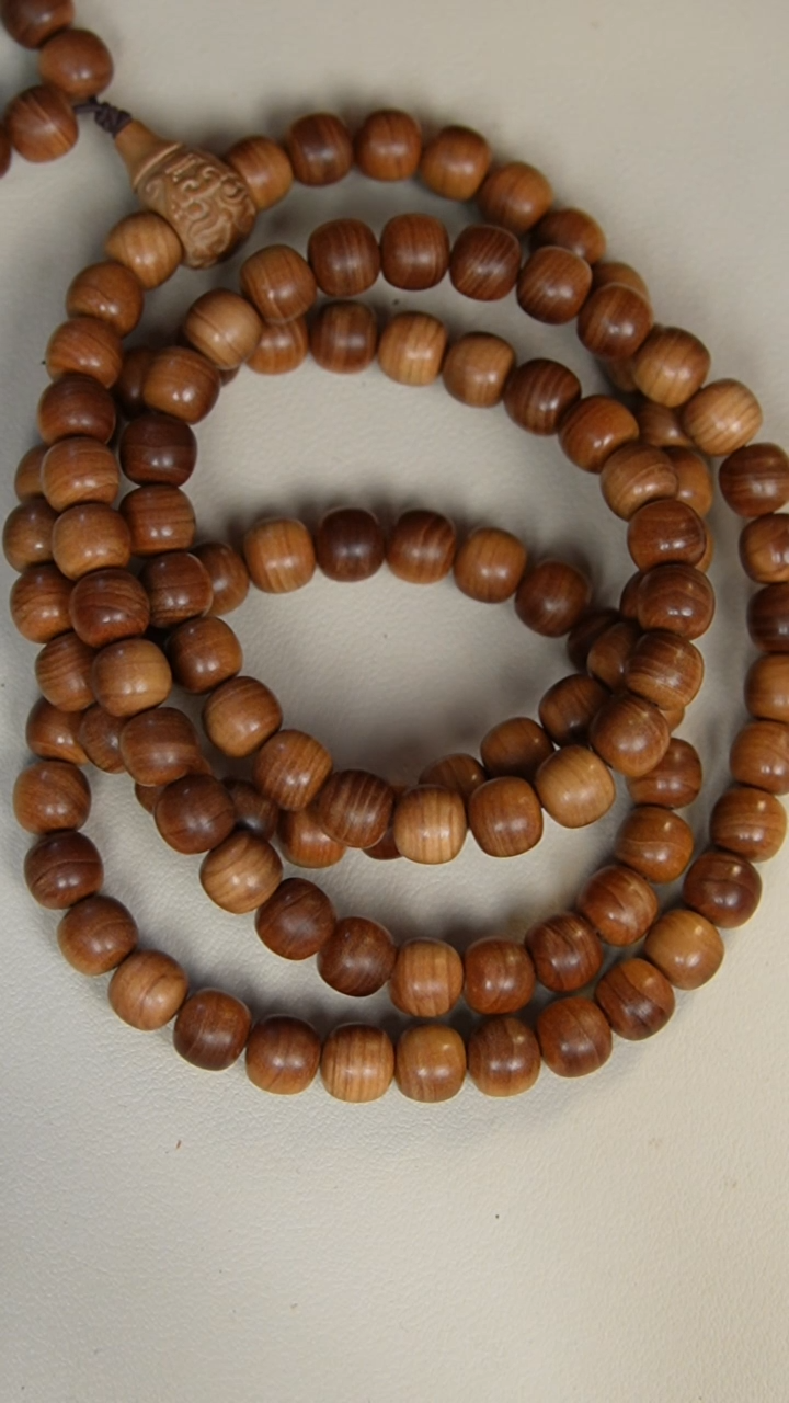【闪购商品】檀香木手串/手链老山檀供奉料9.5x10老型多圈108颗
