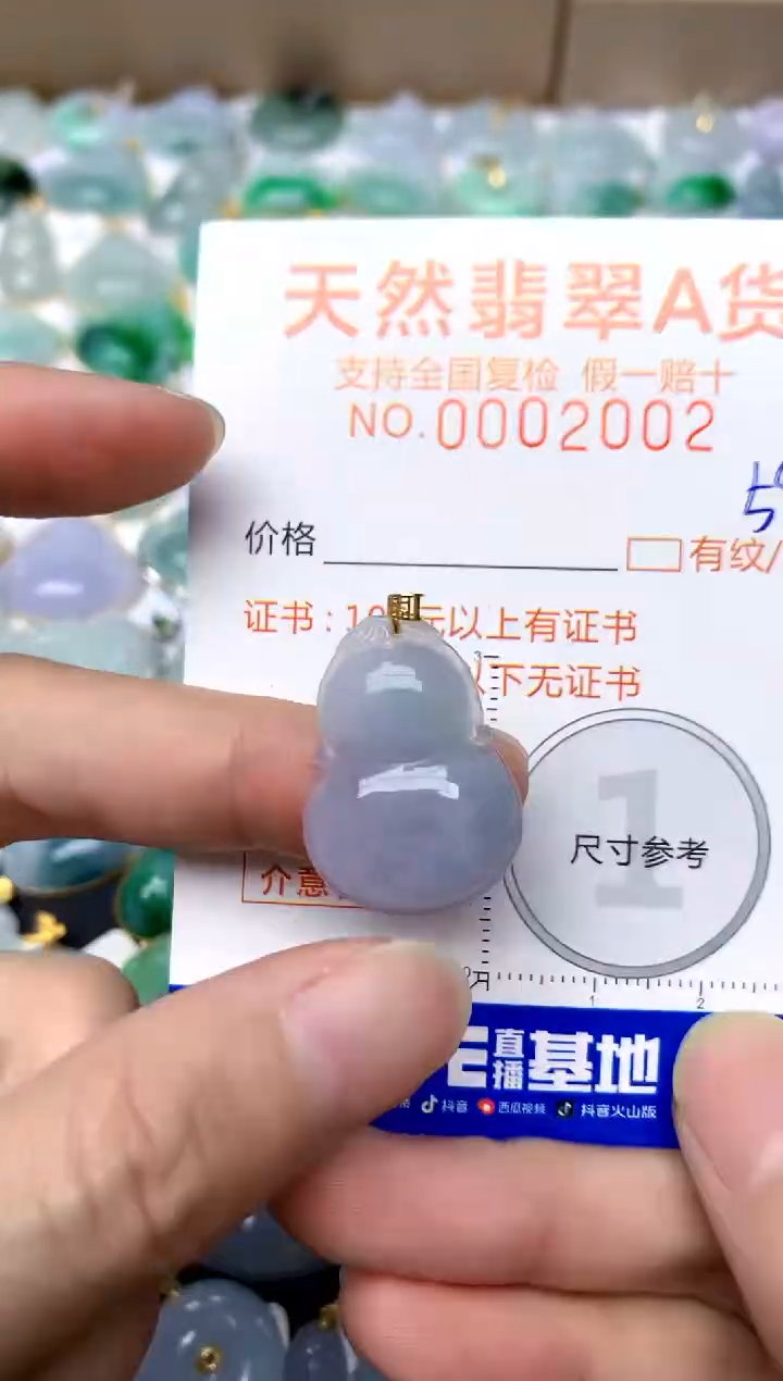 【闪购商品】翡翠颈饰18K金镶嵌59天然A货翡翠