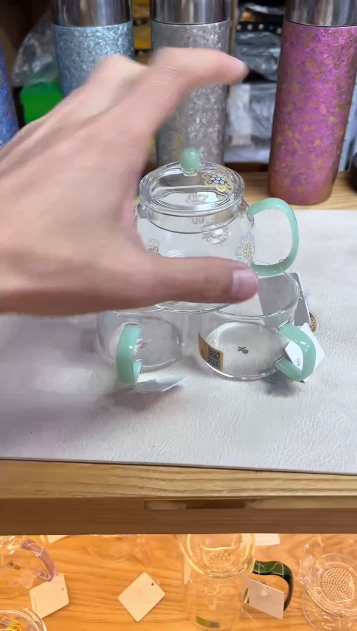 皮球花言卿壶浅玉+清禾杯浅玉