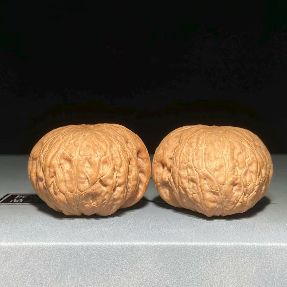 文玩核桃把件铁锤边42.5肚41高29