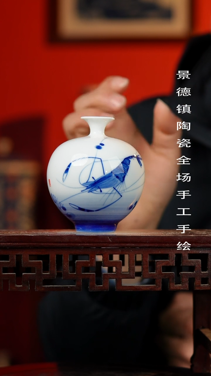 【闪购商品】摆件景德镇陶瓷手工手绘17