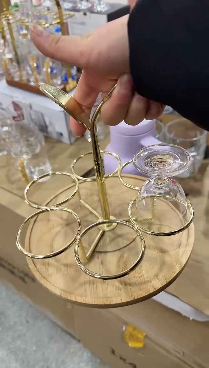 【闪购商品】玻璃无盖款青苹果闪购价6只+杯架