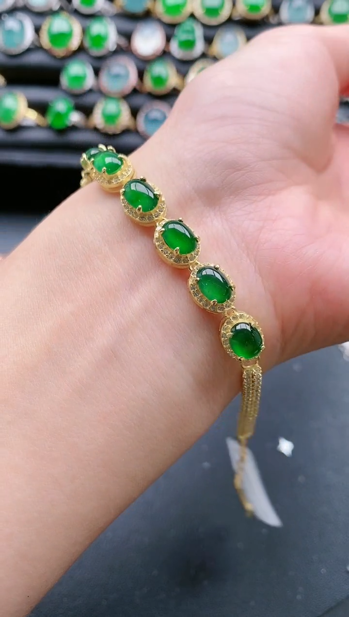 【闪购商品】翡翠戒指银S925镶嵌111111111