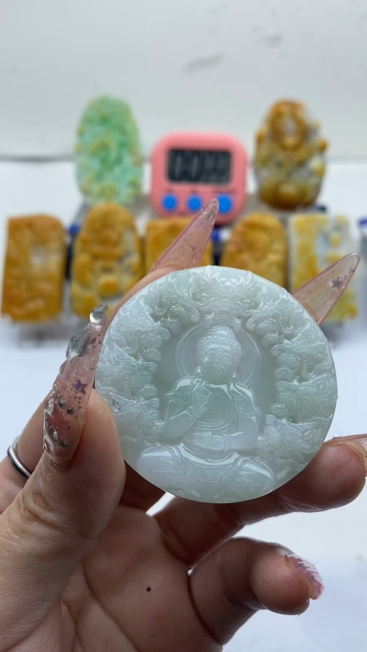 【闪购商品】翡翠颈饰未镶嵌挂件