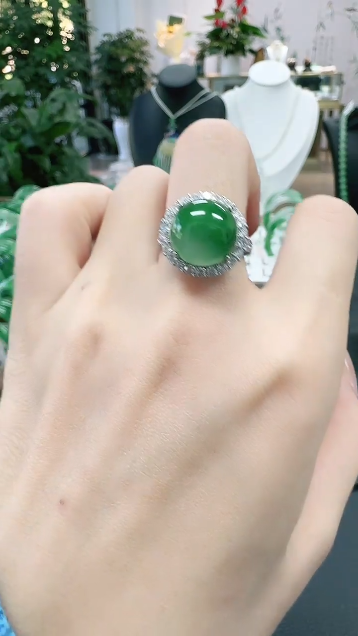 未镶嵌1石英质玉（非洲翠）/7189