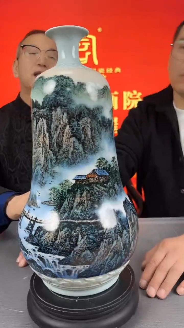 摆件陶瓷官窑瓷画院31