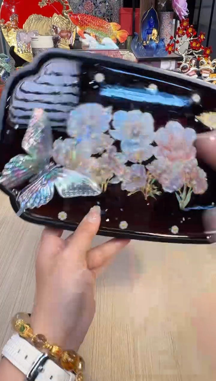  126云朵蝴蝶干泡台  