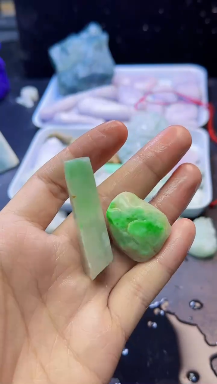 颈饰未镶嵌翡翠006天然A货翡翠