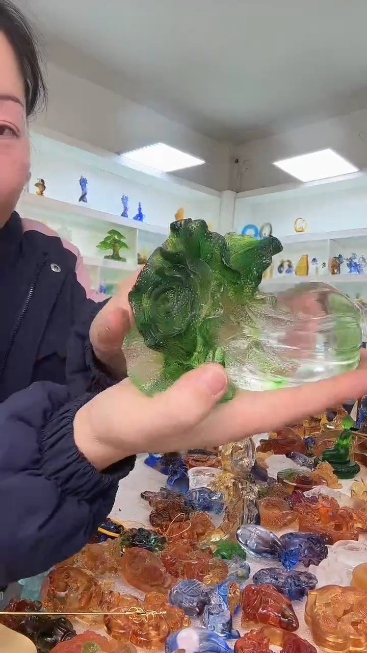 手工艺品琉璃百财