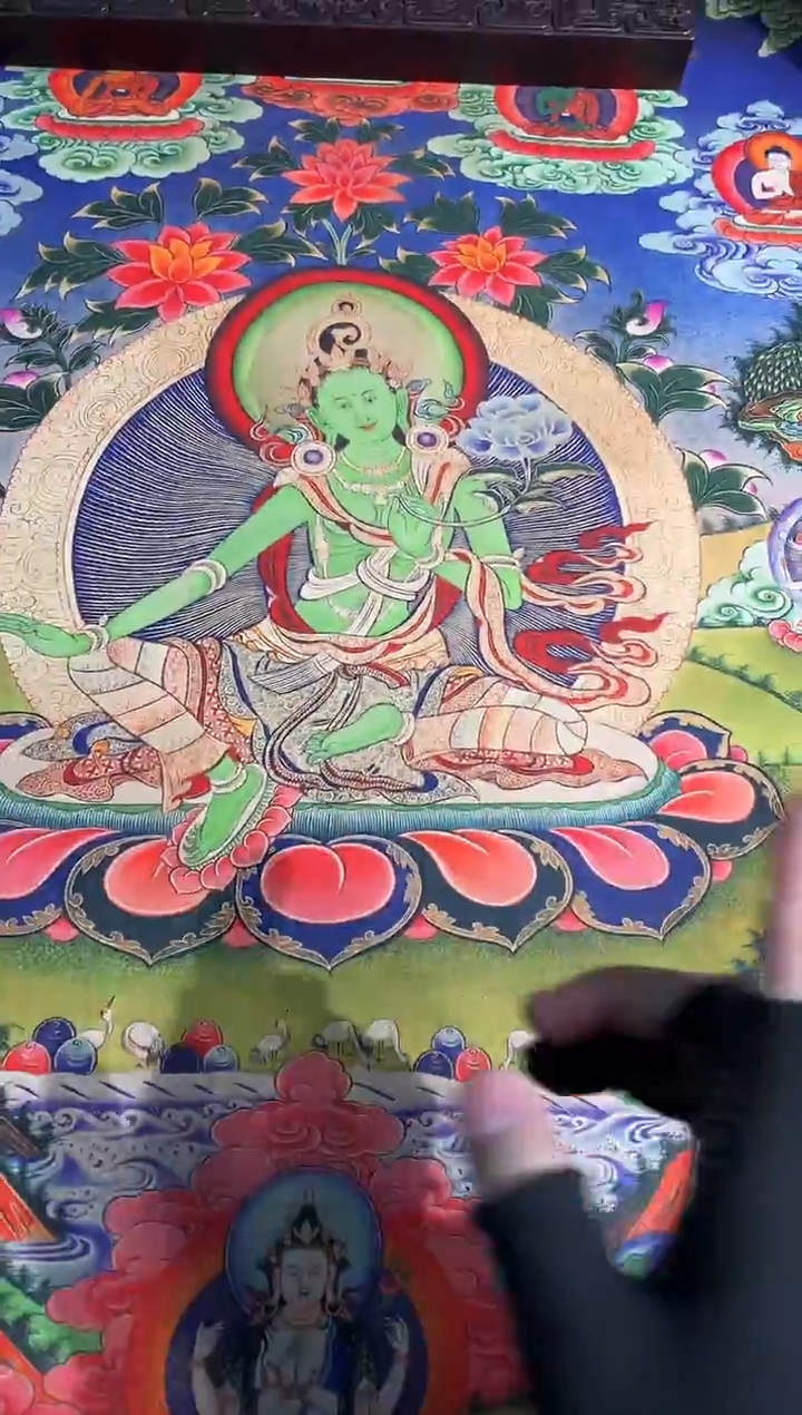 卷轴画路路的唐卡tk160