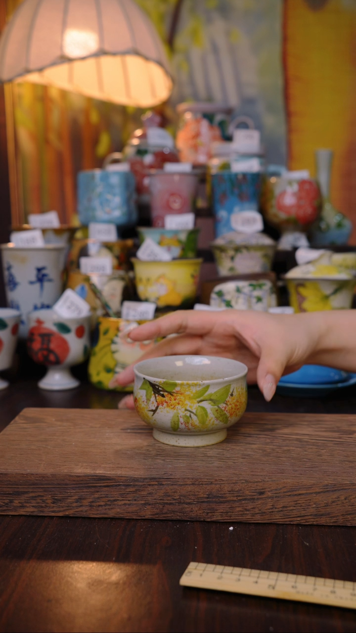 摆件泥垚手作 景德镇手工手绘器物