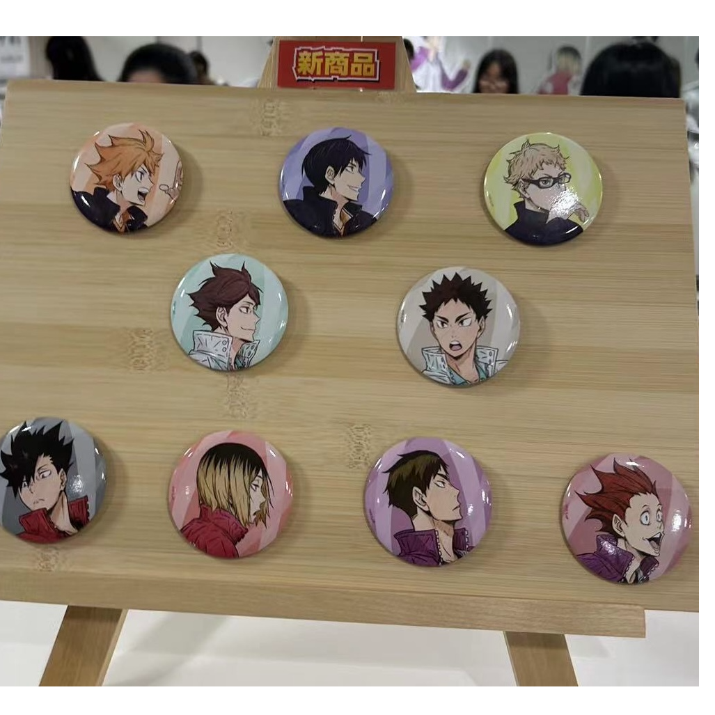 【小鹿拆卡】排球少年全国远征侧颜徽章吧唧 日版正品