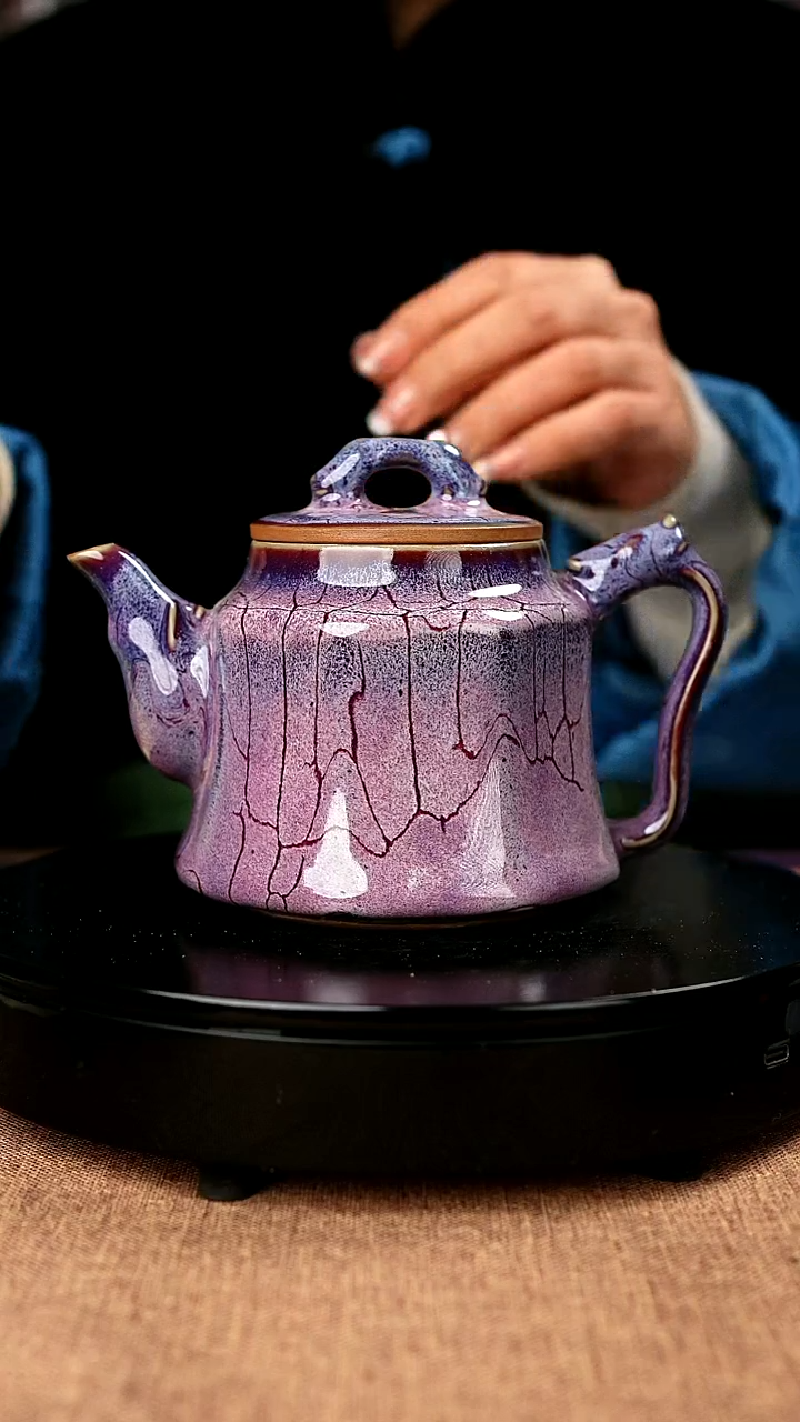 【闪购商品】985#一级品原矿钧瓷炉钧釉龙尊壶