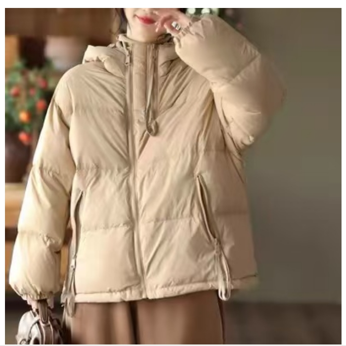 【羽绒服】索尼尔保羅冬季保暖加绒加厚款宽松外套女装12536[IWE]