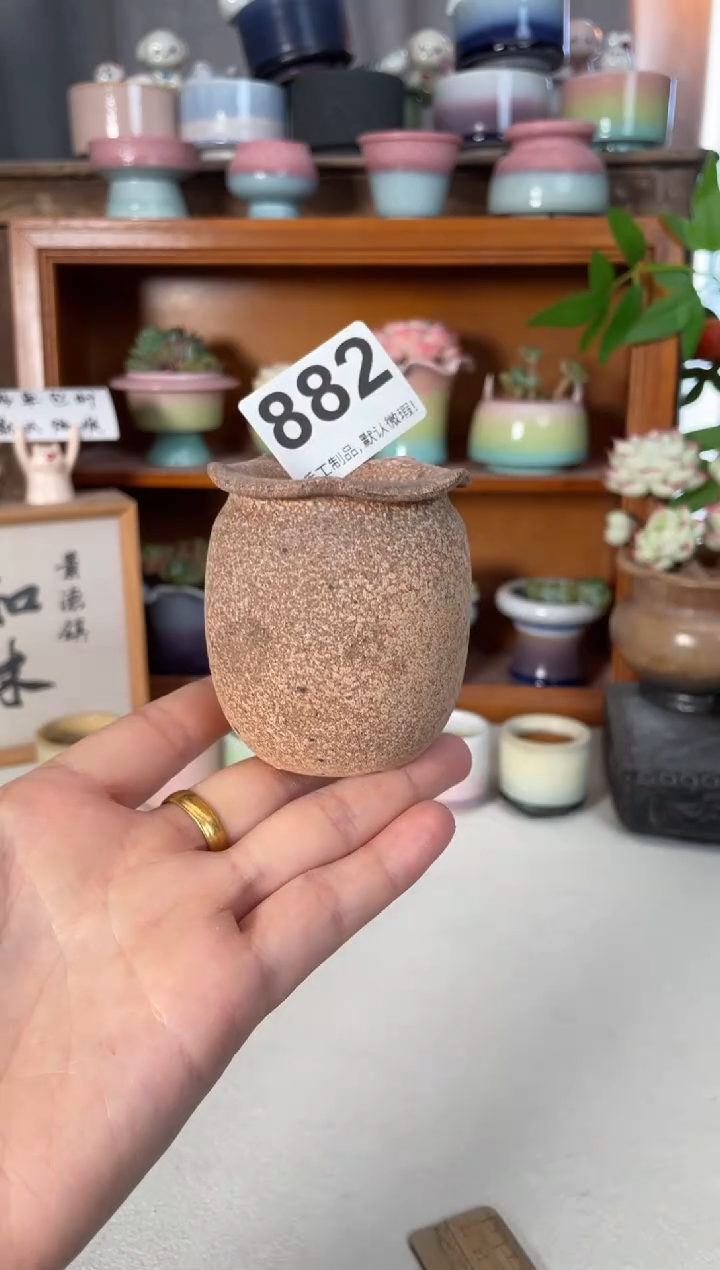 瓷片882知木小芳花盆