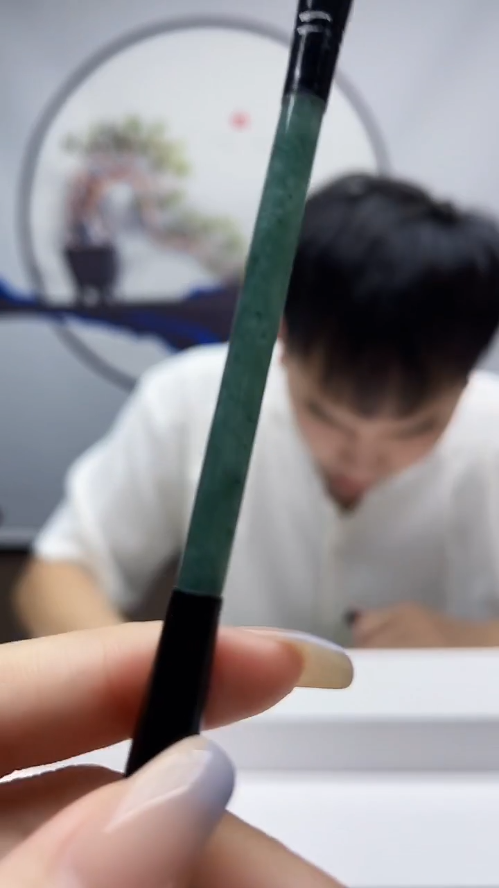 颈饰未镶嵌翡翠jj-毛笔多样性发其一6