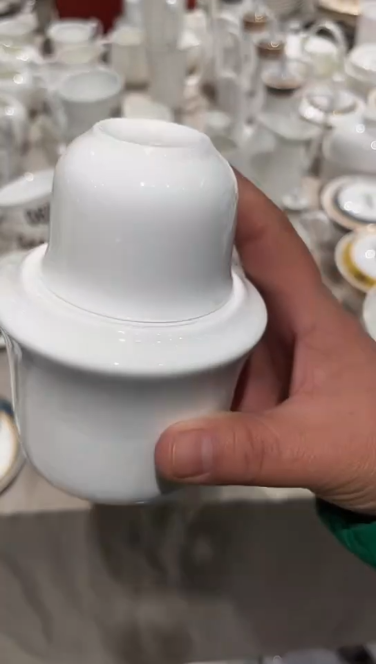 瓷隆达骨瓷温酒器白瓷