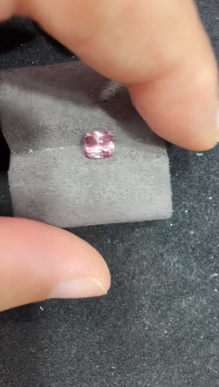 未镶嵌定制定制蓝宝石天然无烧帕帕拉恰1.15克拉