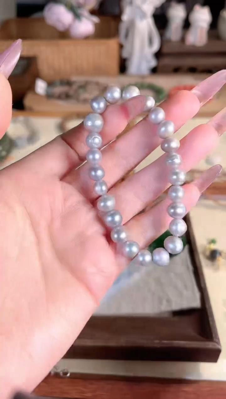 未镶嵌手串淡水珍珠多样性发其一孤品默认微瑕