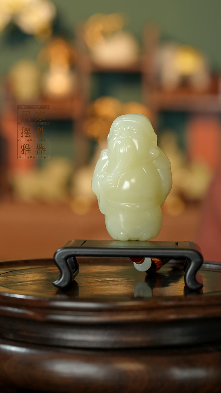 玉《义薄云天关公》摆件