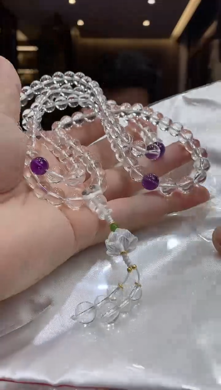 【闪购商品】水晶颈饰未镶嵌白水晶项链