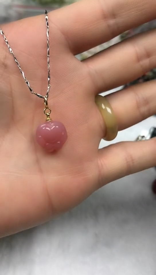 【闪购商品】玛瑙/玉髓颈饰银S925镶嵌吊坠