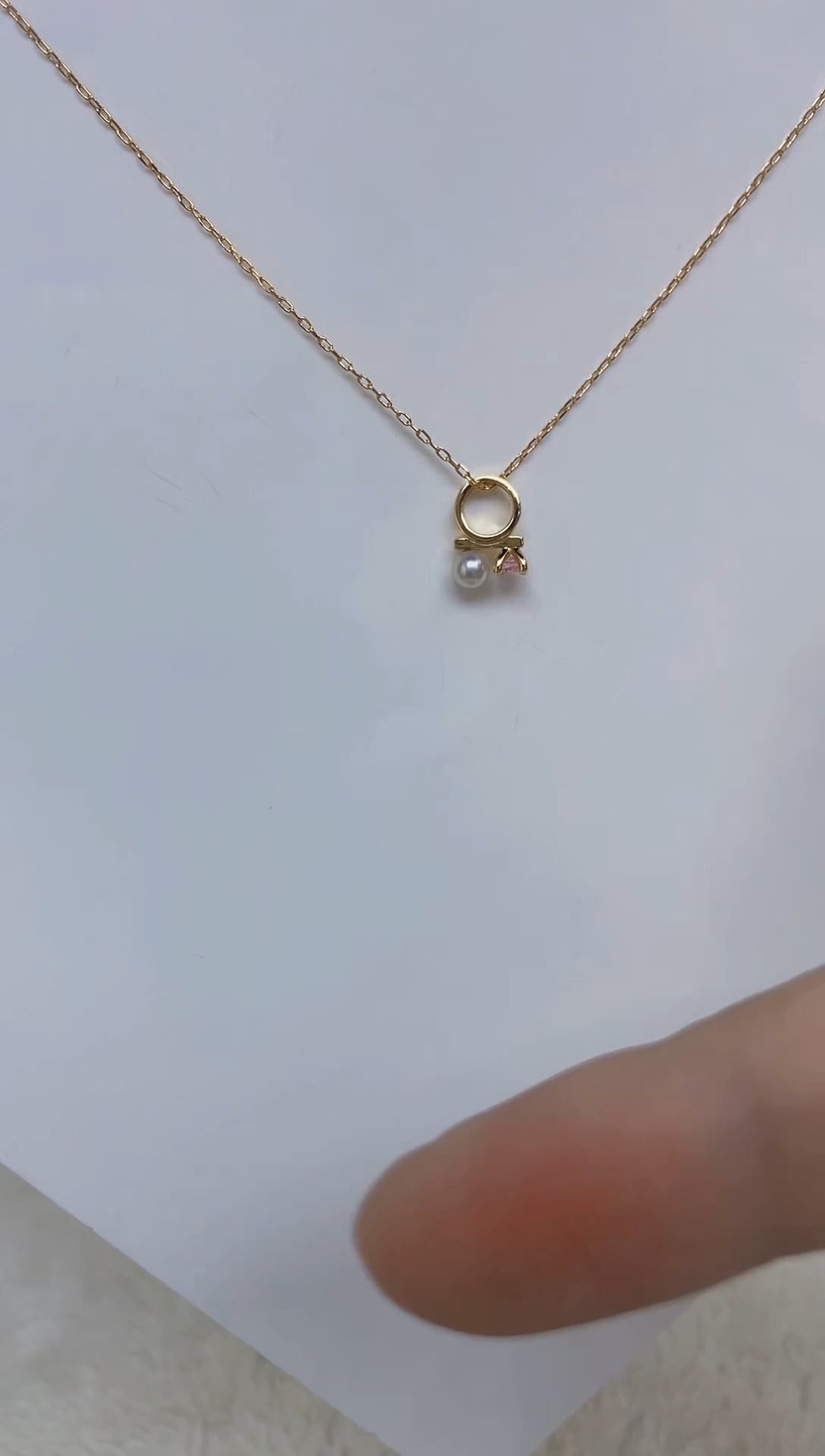 海水珍珠银S925镶嵌颈饰