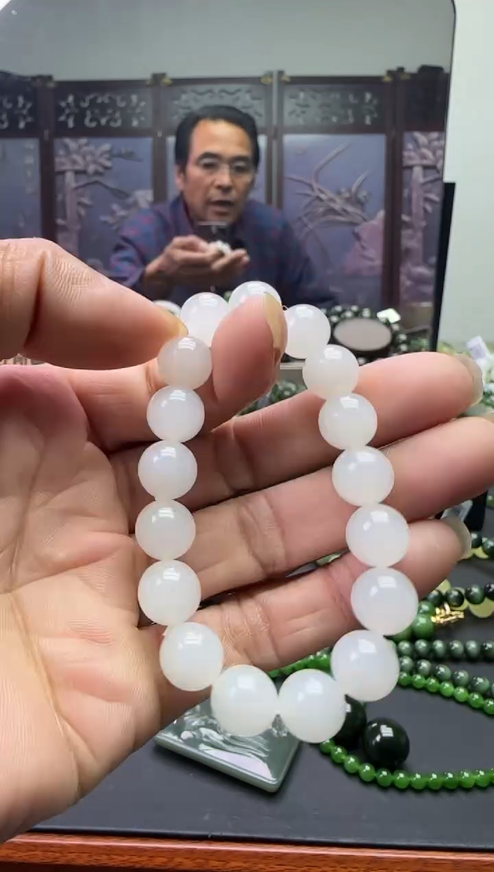 未镶嵌和田玉珠宝奇石手串