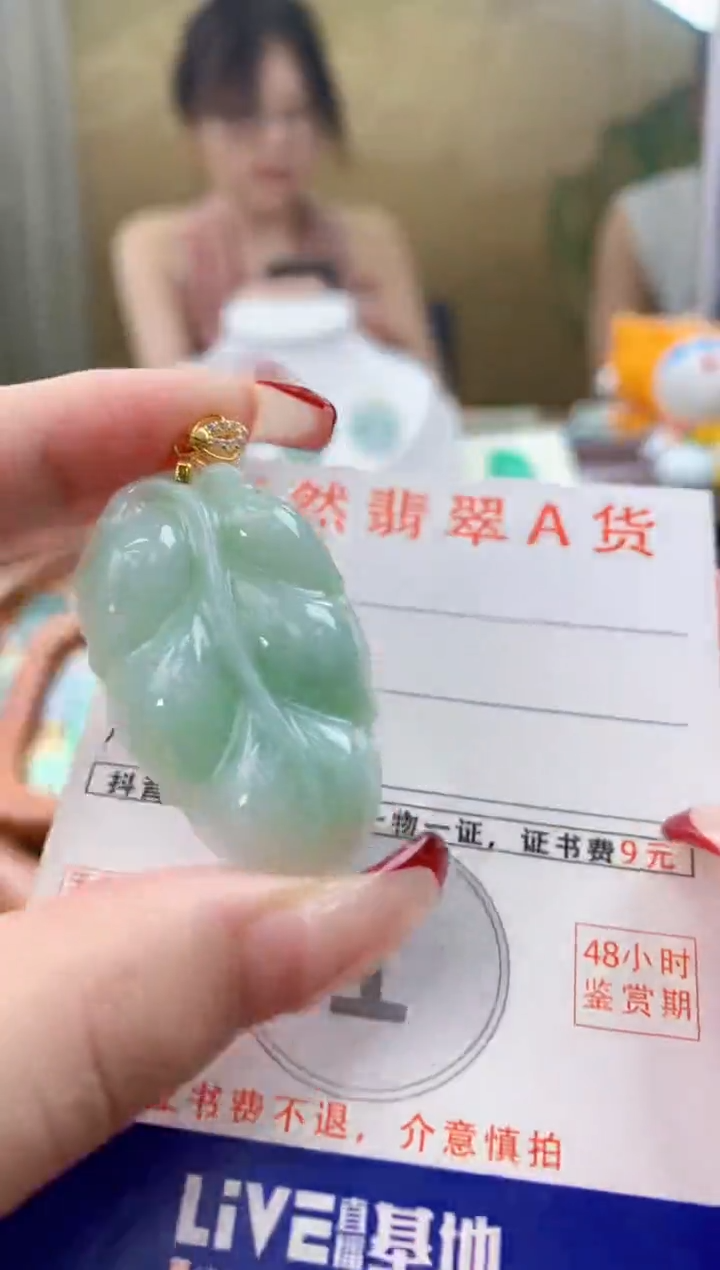 颈饰未镶嵌翡翠天然A货翡翠挂件