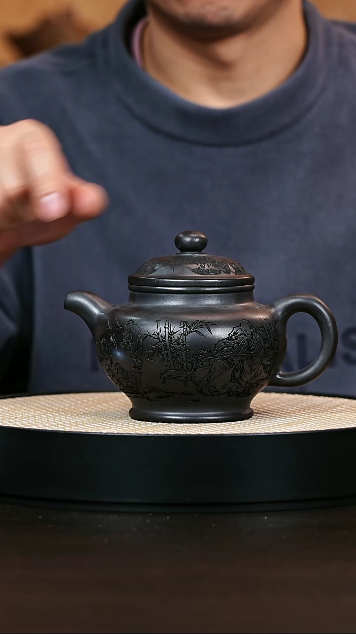 茶壶紫砂石黄掇只