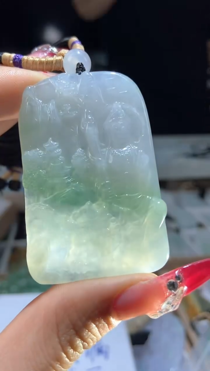 【闪购商品】翡翠颈饰未镶嵌天然缅甸翡翠A货未镶嵌