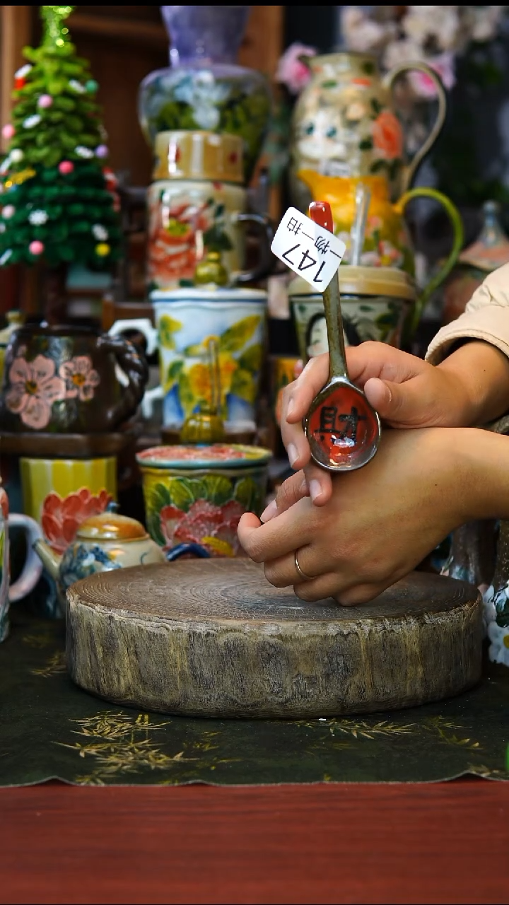 花瓶/杯子/碗147景德镇手工高温釉下彩