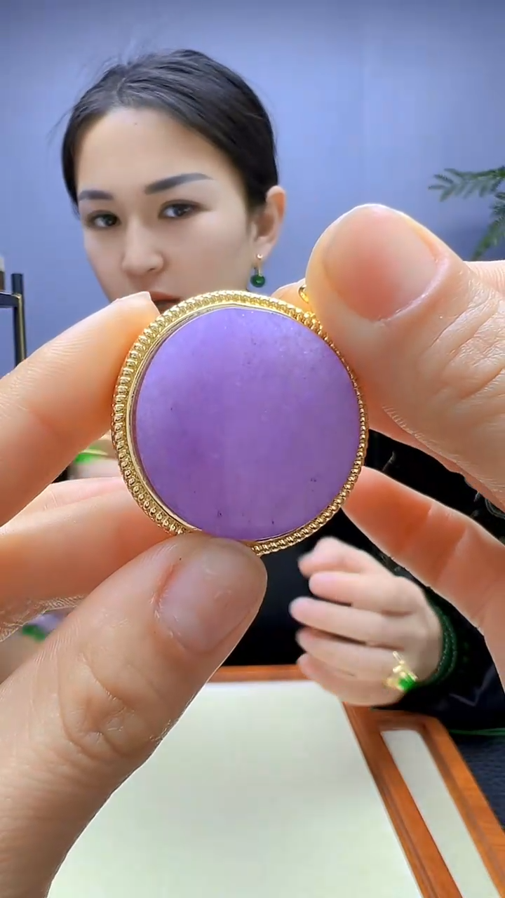 【闪购商品】翡翠颈饰14K金镶嵌颈饰