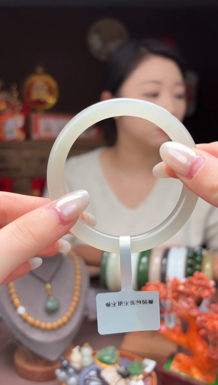 【闪购商品】和田玉B27手镯57未镶嵌-