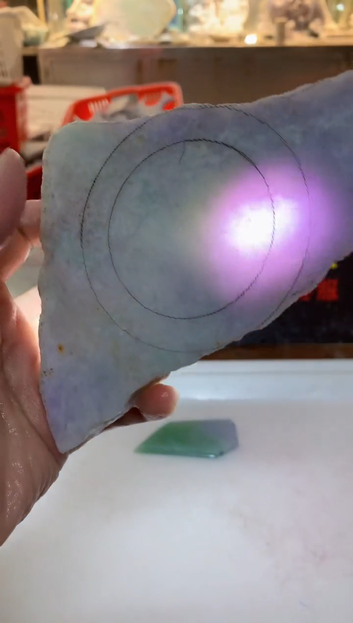 裸石翡翠0朗0翡翠珠宝981