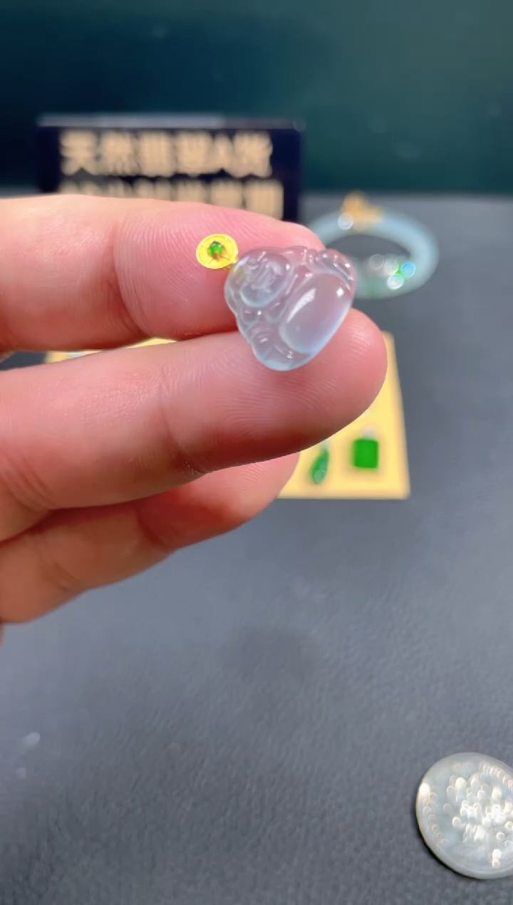 【闪购商品】翡翠颈饰18K金镶嵌翡翠