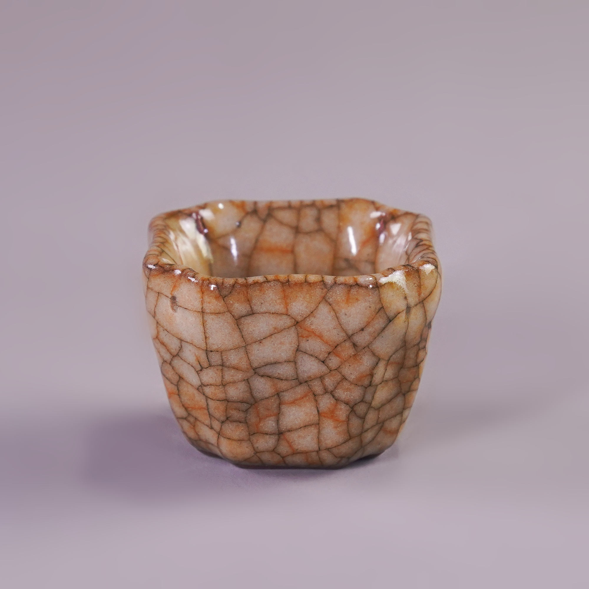 LOT2002 明早期四方窝角杯