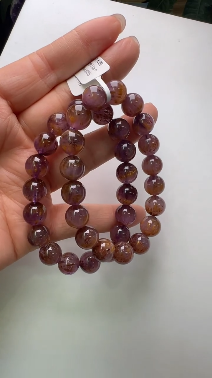 【闪购商品】水晶手串未镶嵌紫钛手串手串多样性发一X37881