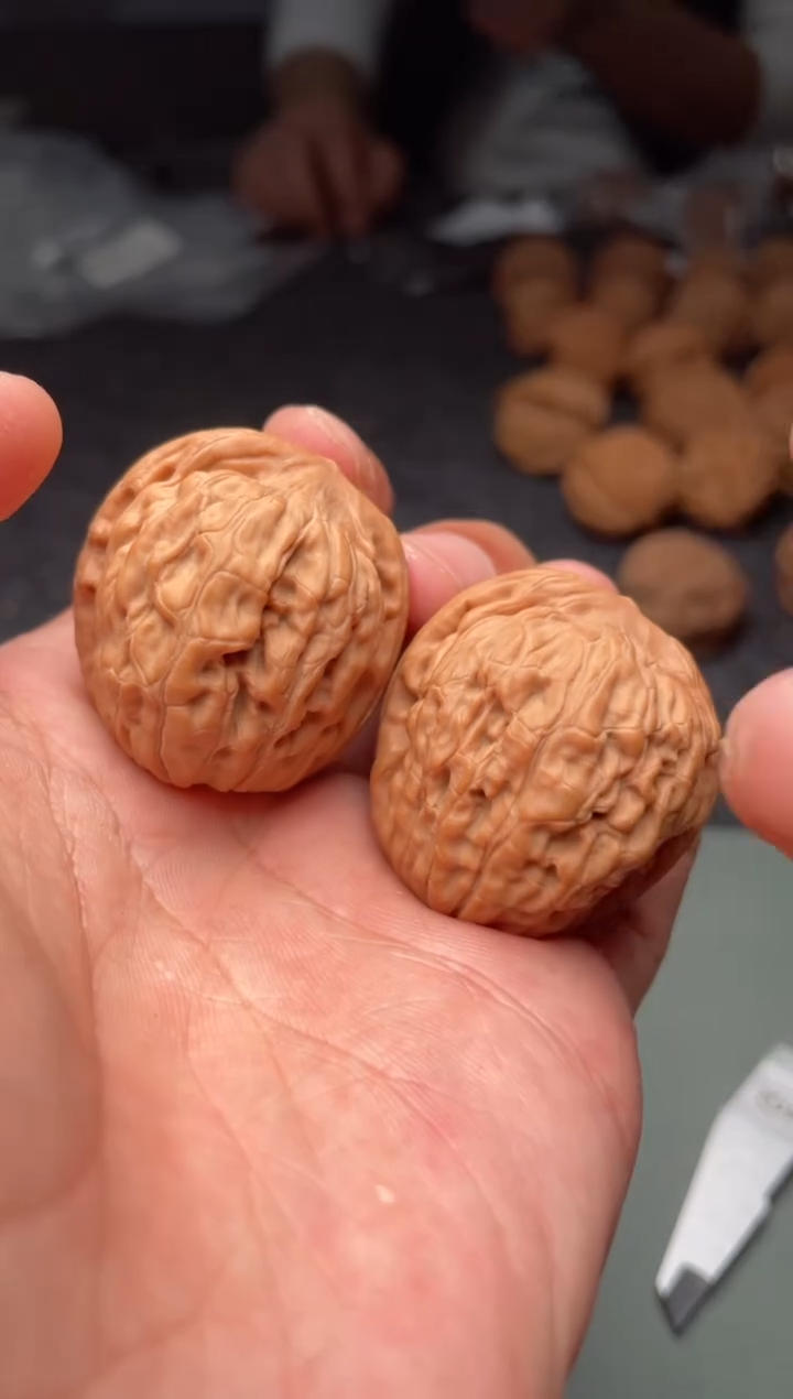 把件文玩核桃a170   莲花    33尺