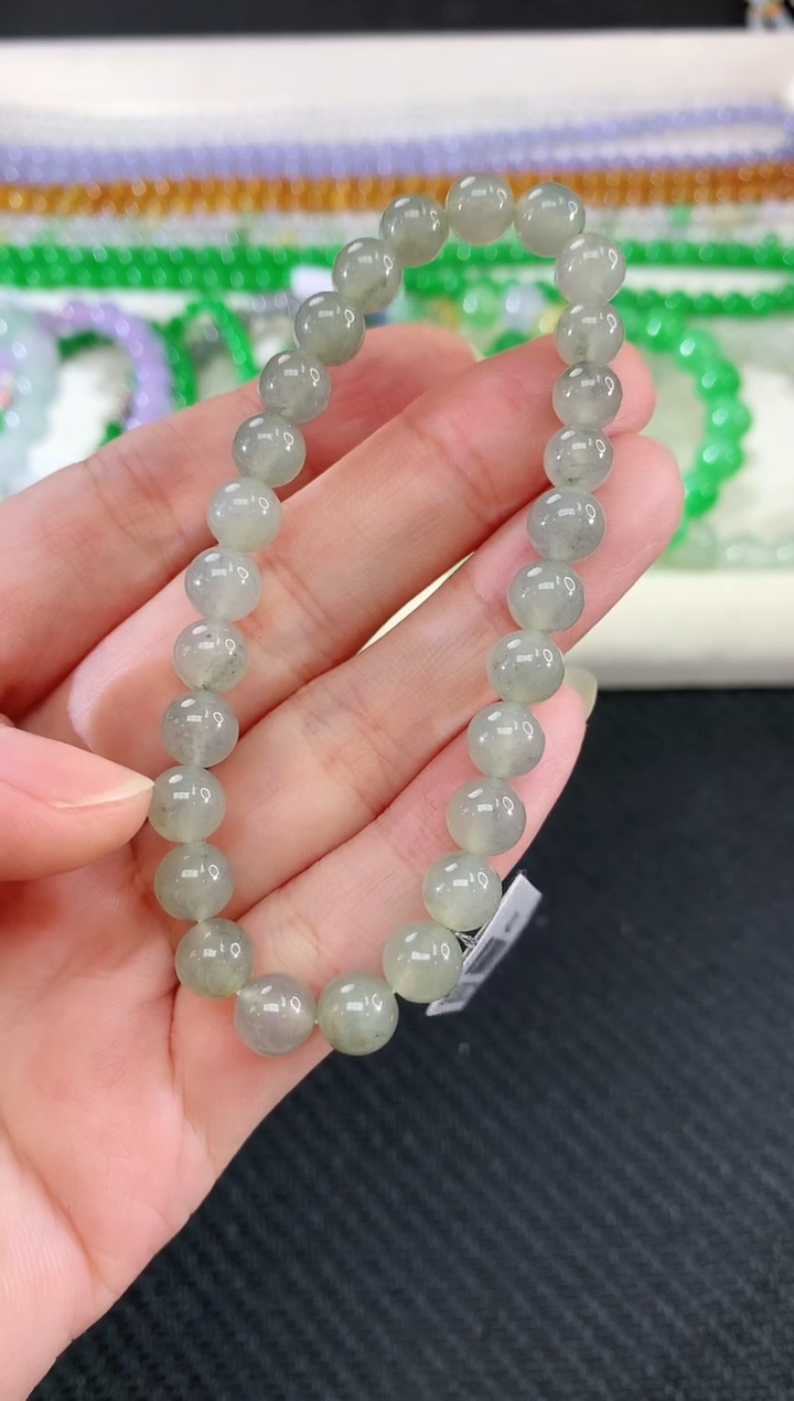 未镶嵌手串翡翠7|398
