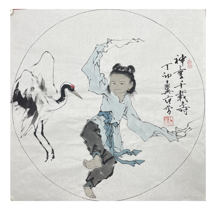 F-R-2102 人物画 68CM*69CM 软片