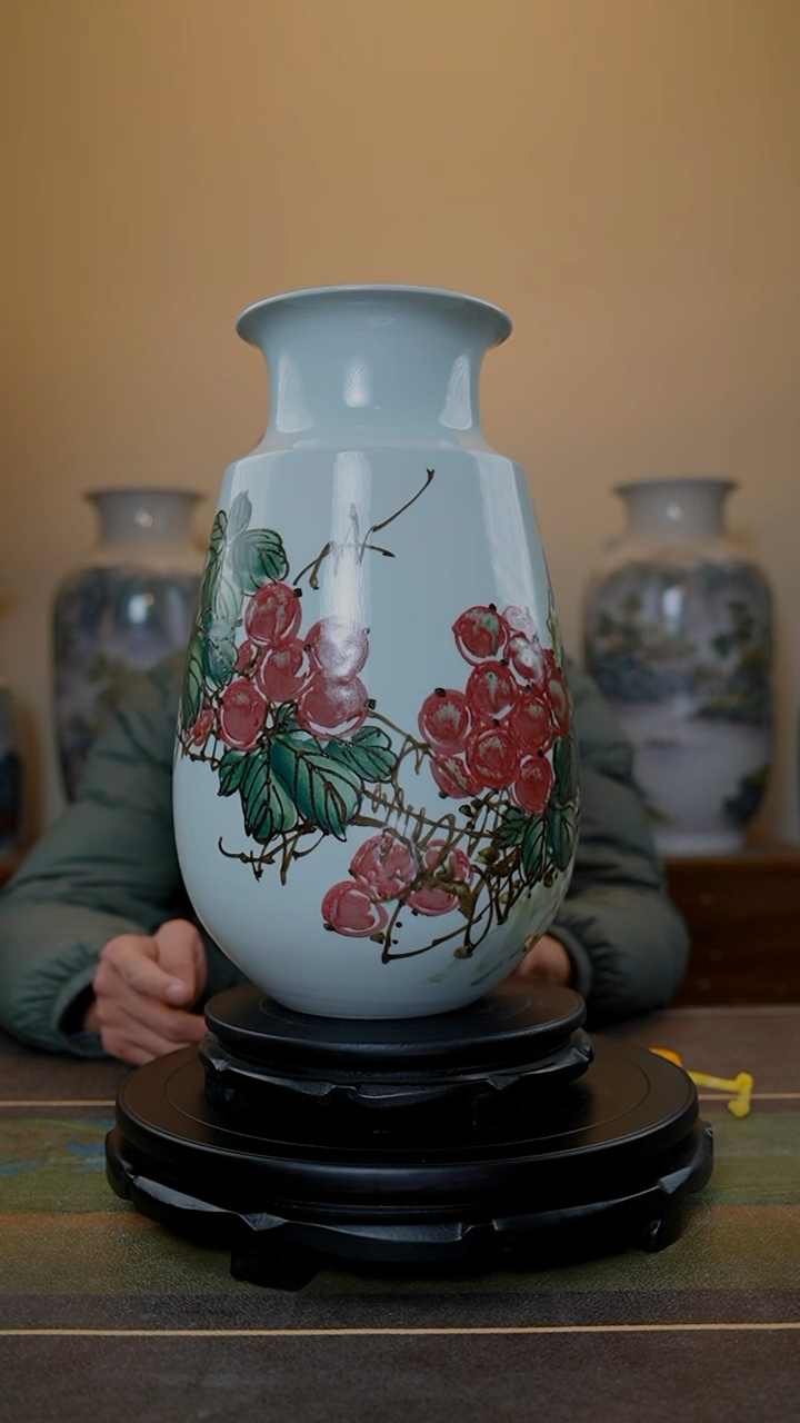 【闪购商品】摆件瓷造确保手工手绘作品